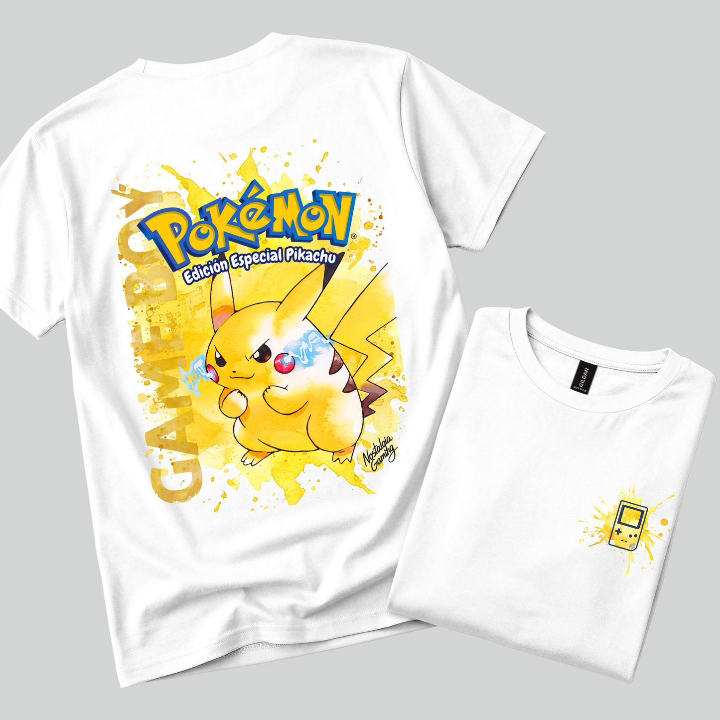 Camiseta Pokémon Amarillo