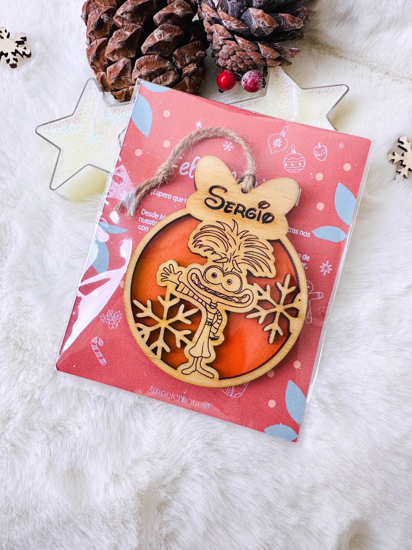 🎄Adornos Personalizados Del Revés✨