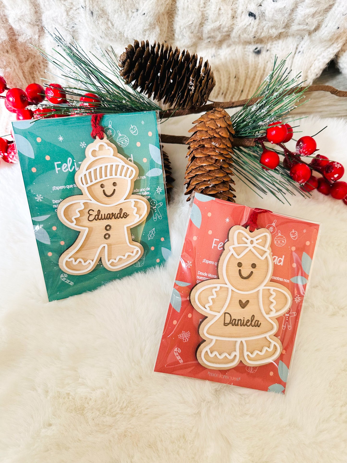 Adorno Galleta de Jengibre Personalizado