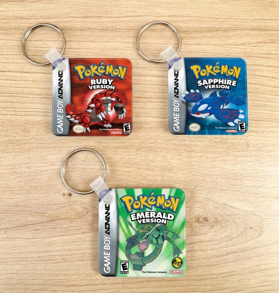 Llaveros Pokémon Game Boy Advance