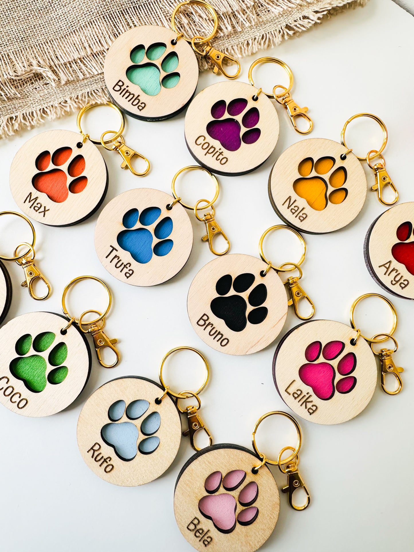 ¡¡LIQUIDACIÓN Hoy 4,99€ !! Llavero Nombre Mascota 🔥60% Descuento🔥