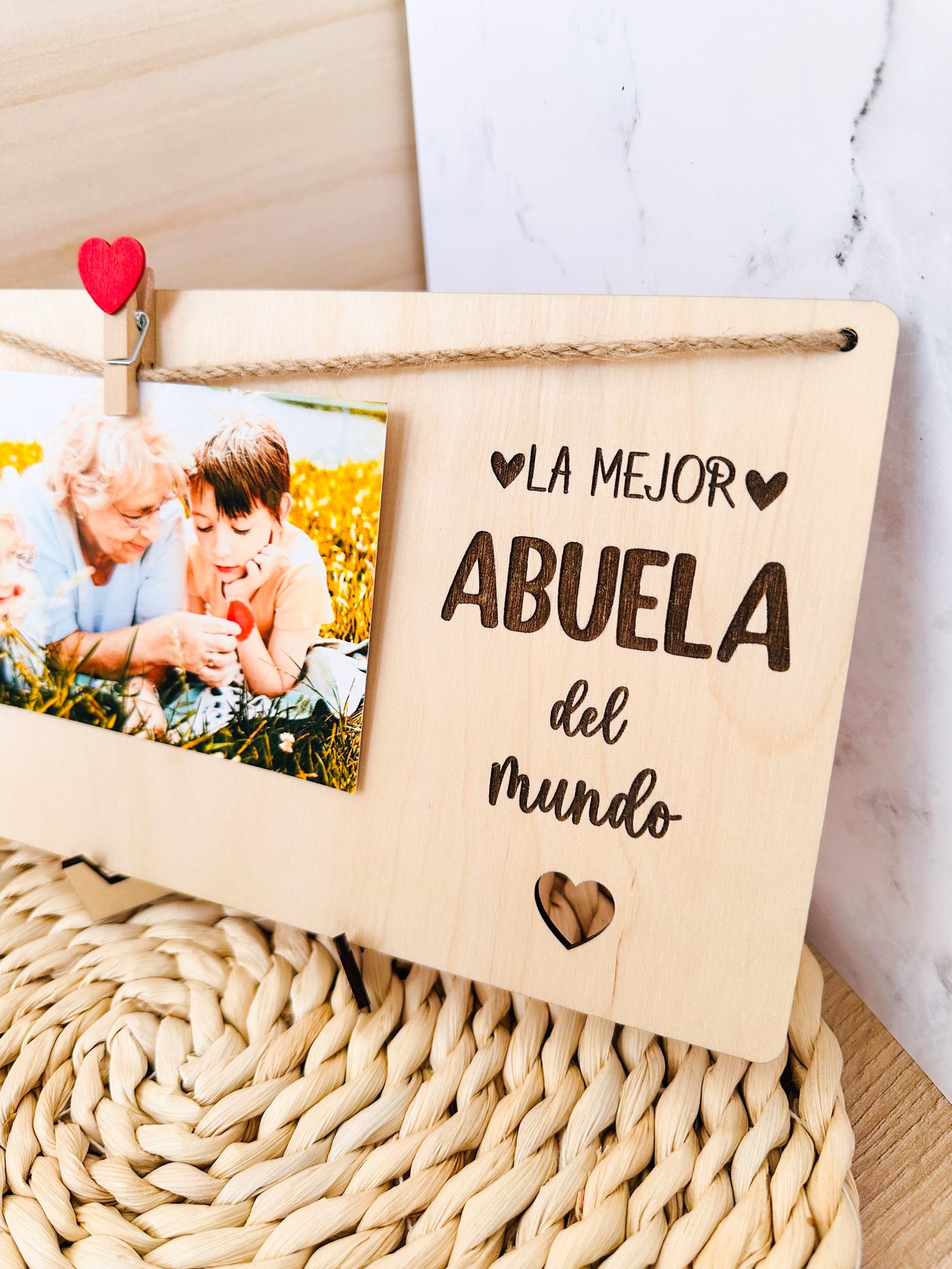 Portafotos "La Mejor Abuela del Mundo"