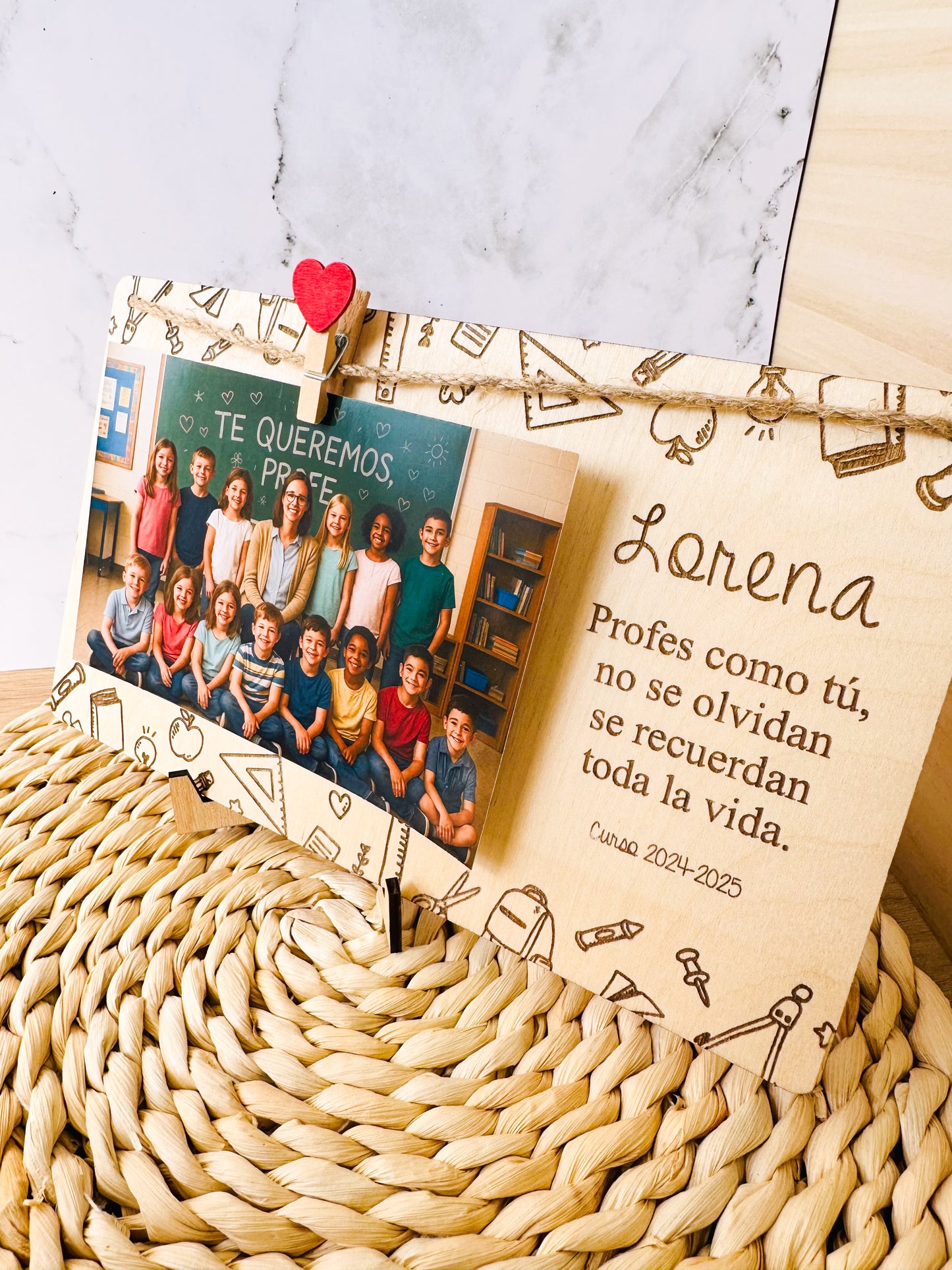 Portafotos Profe Personalizado