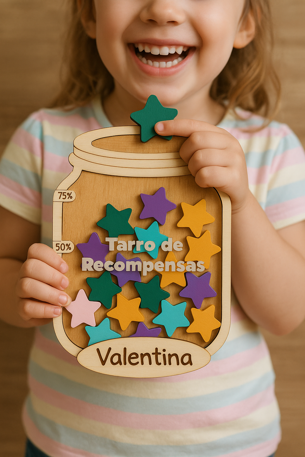 Tarro de Recompensas Personalizado - Con base o imán