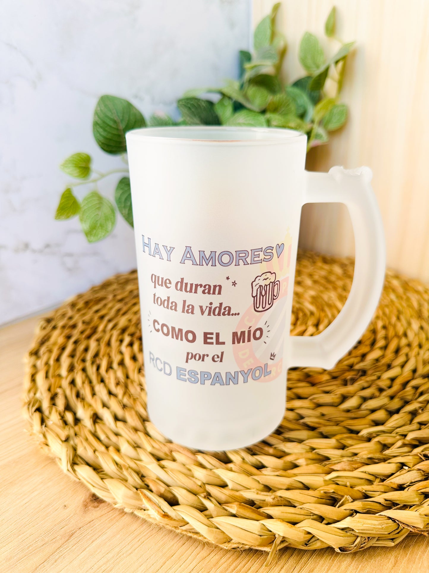 🍺Jarra+Escudo+Nombre+ Envío→ 19,95 €⚽