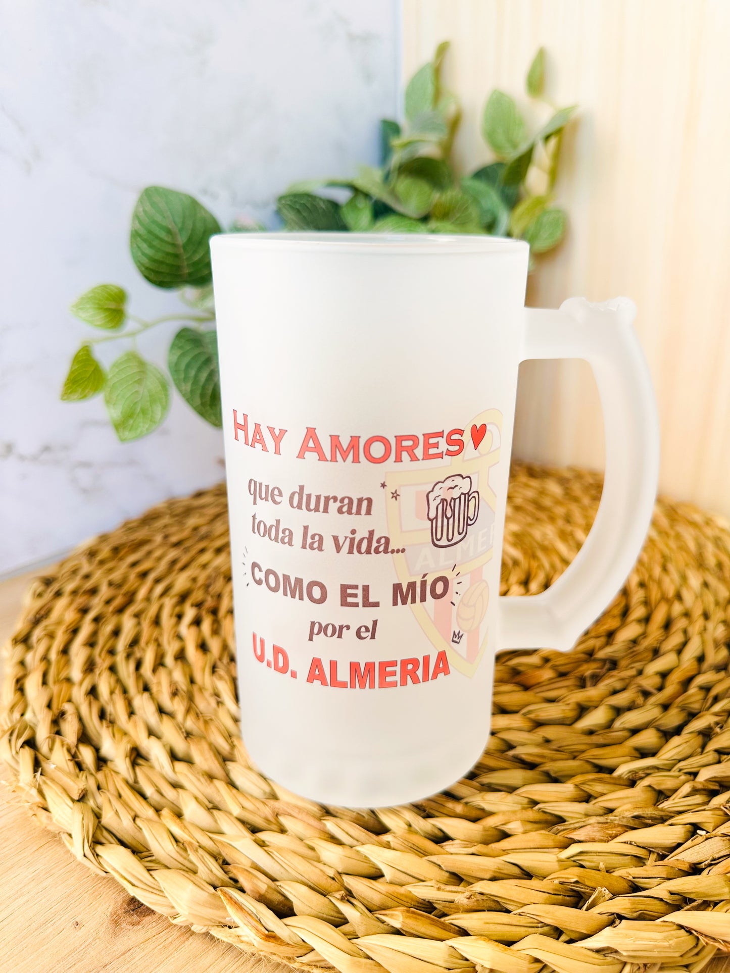 🍺Jarra+Escudo+Nombre+ Envío→ 19,95 €⚽