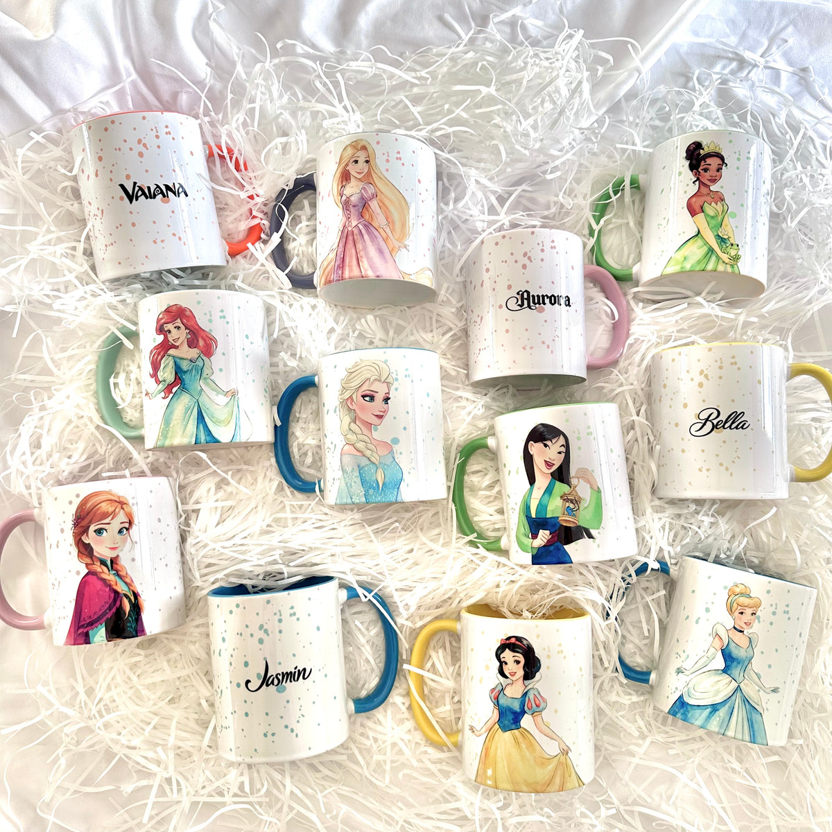 👑 Tazas Princesas Disney ❤️  ⚠️Liquidación Final 12,95€⚠️ Últimas 5 Tazas a la Venta