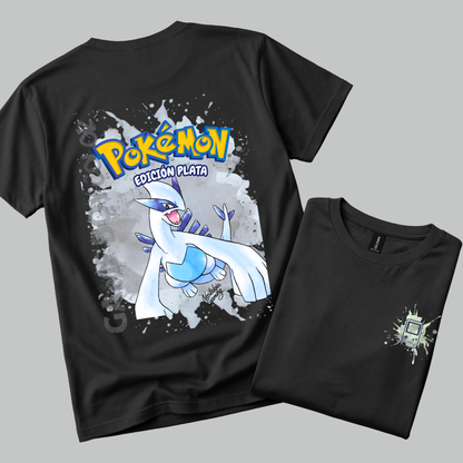 Camiseta Pokémon Plata