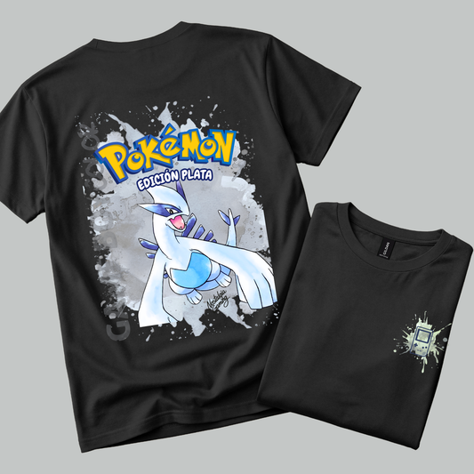 Camiseta Pokémon Plata