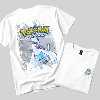 Camiseta Pokémon Plata