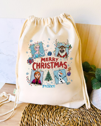 Tote Bag o Mochila Navideña Frozen