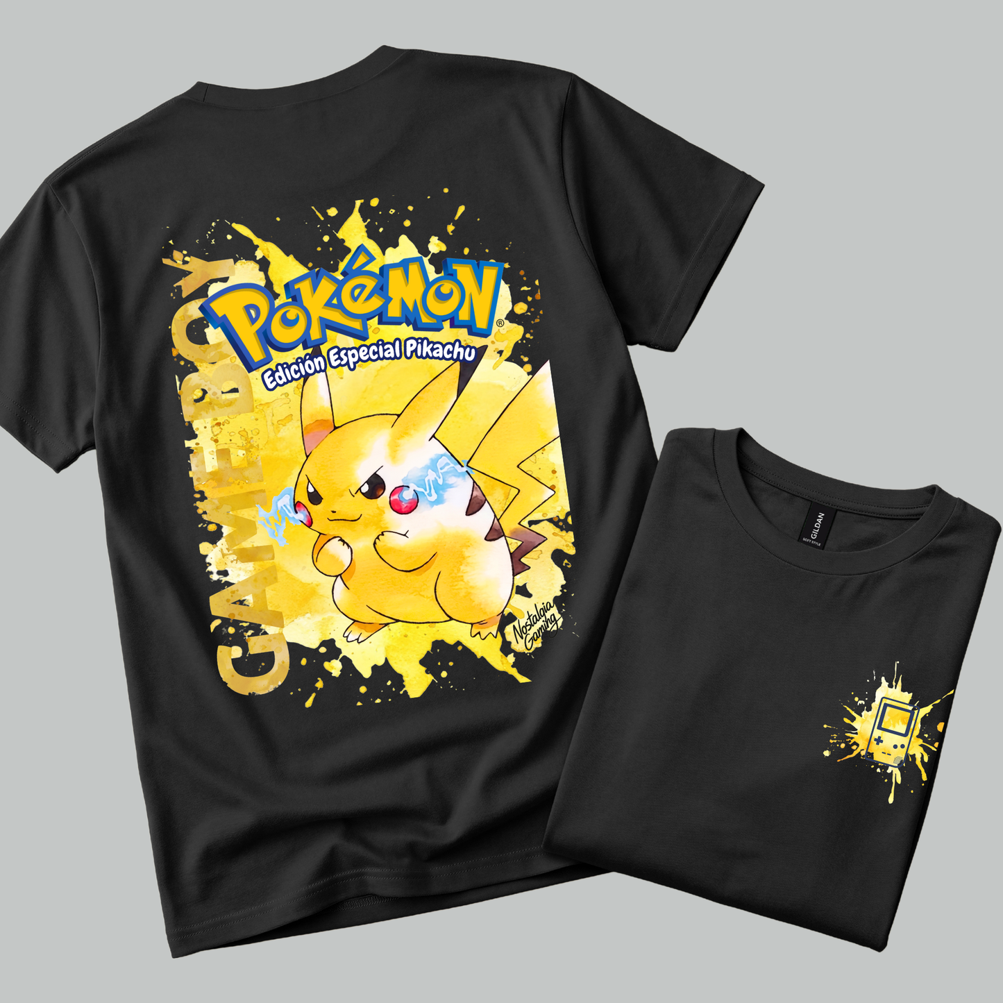 Camiseta Pokémon Amarillo