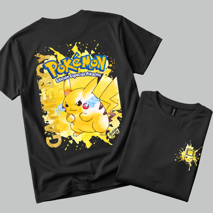 Camiseta Pokémon Amarillo