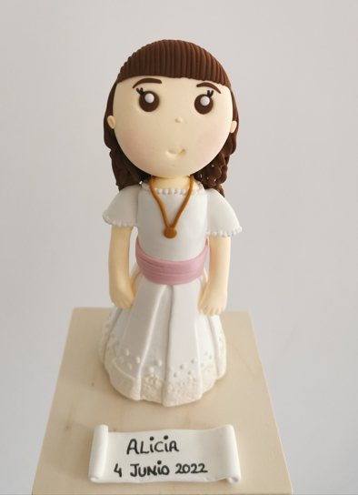 Figuras Personalizadas Comunión Niña