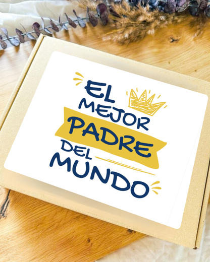 Pack "Mejor Padre del Mundo" Personalizado
