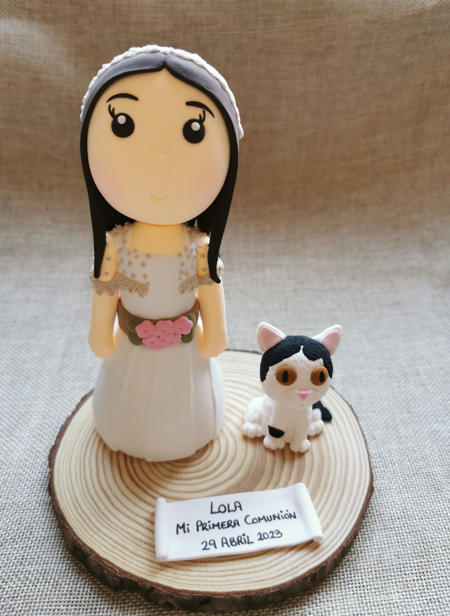 Figuras Personalizadas Comunión Niña
