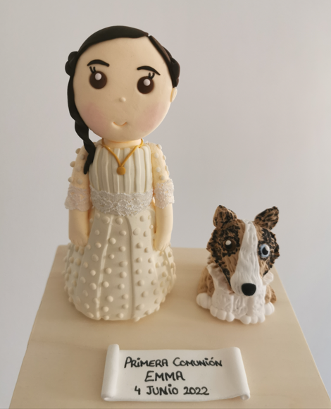 Figuras Personalizadas Comunión Niña