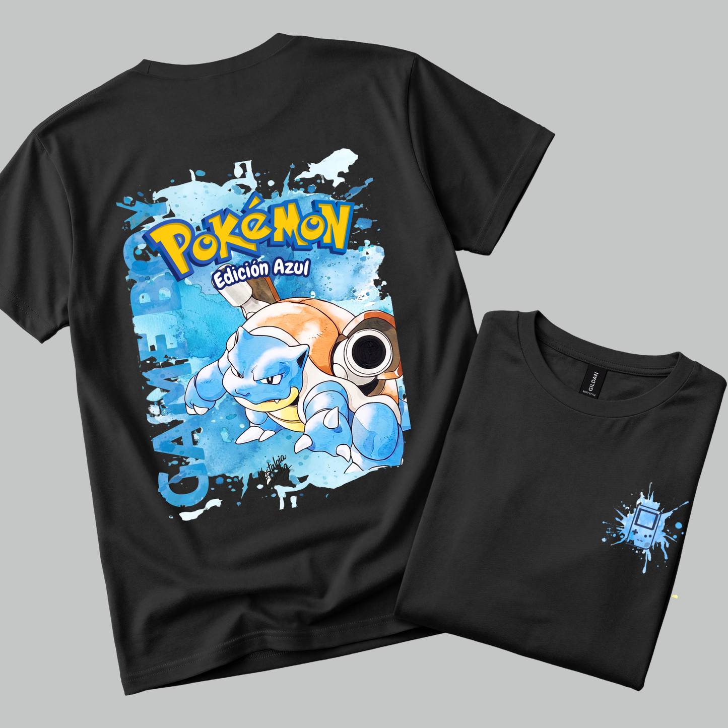 Camiseta Pokémon Azul