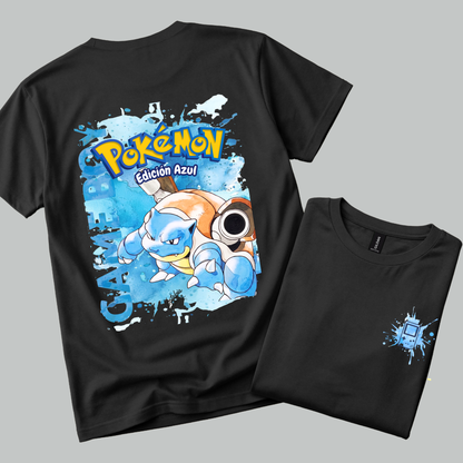 Camiseta Pokémon Azul