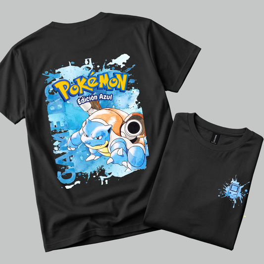 Camiseta Pokémon Azul