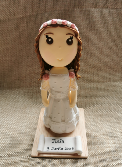 Figuras Personalizadas Comunión Niña
