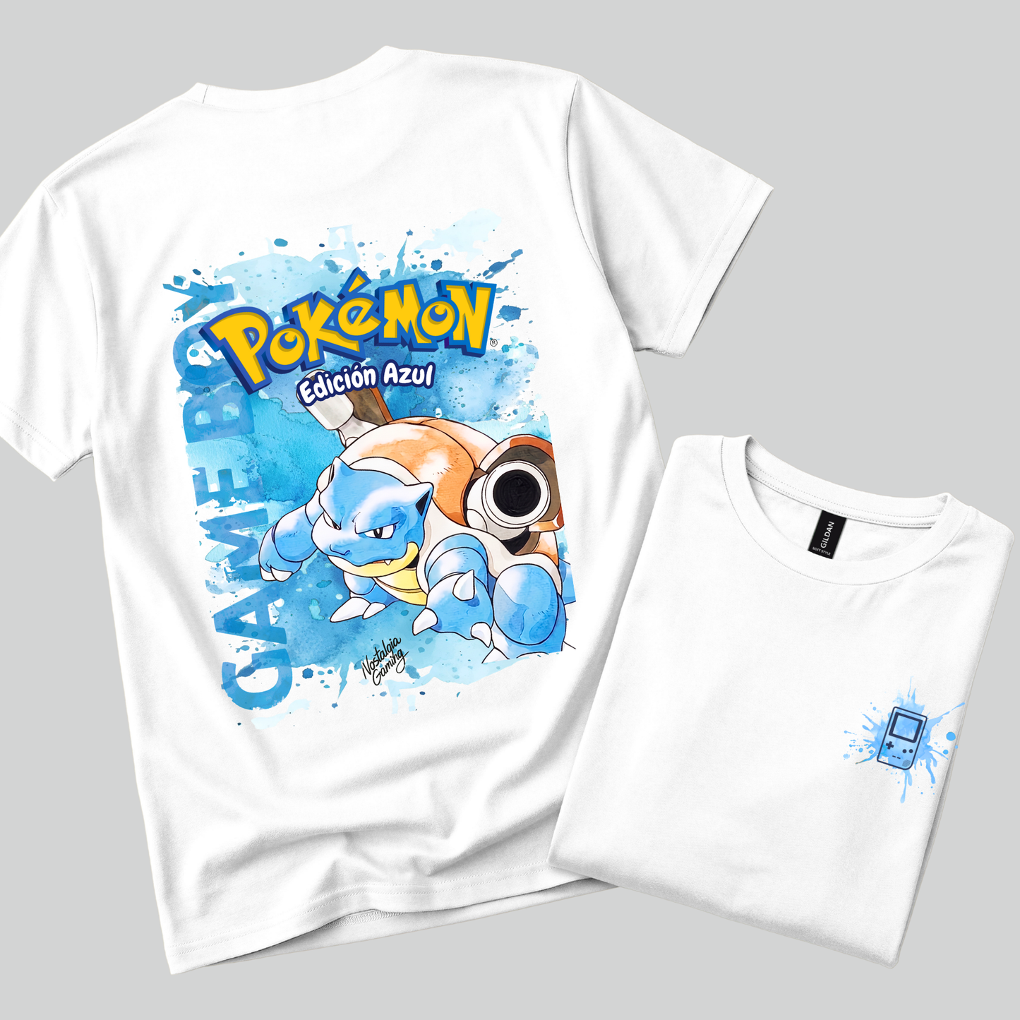 Camiseta Pokémon Azul