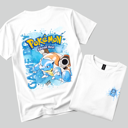 Camiseta Pokémon Azul