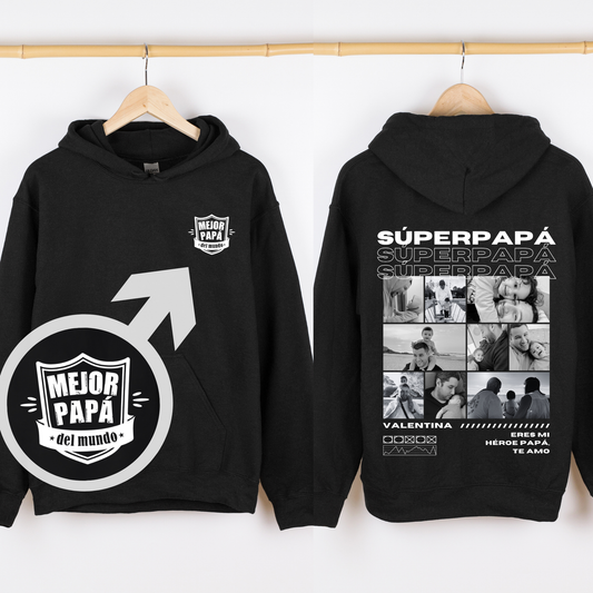 Sudadera Papá con Fotos