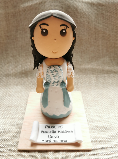 Figuras Personalizadas Comunión Niña