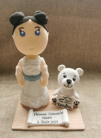 Figuras Personalizadas Comunión Niña