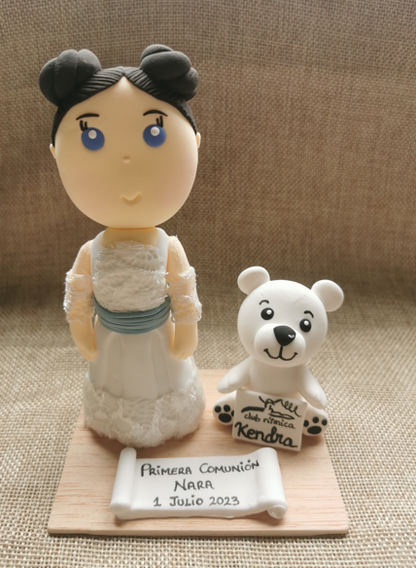 Figuras Personalizadas Comunión Niña