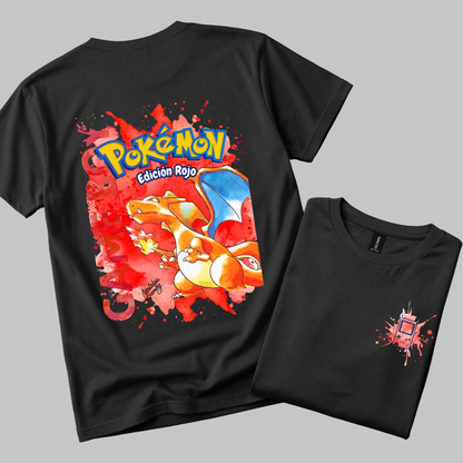 Camiseta Pokémon Rojo