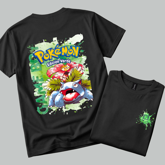 Camiseta Pokémon Verde