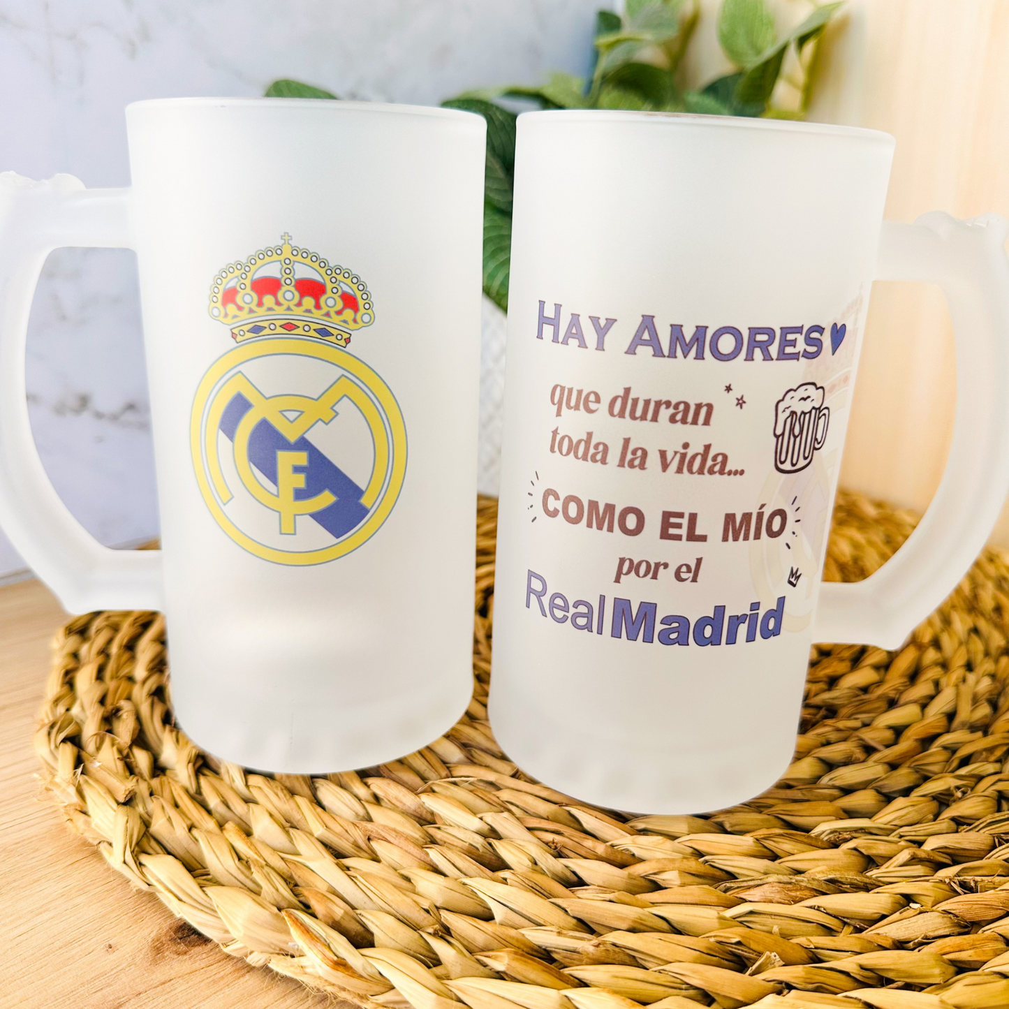 🍺Jarra Real Madrid ⚽ ⚠️Últimas 4 Jarras 60% Dto⚠️