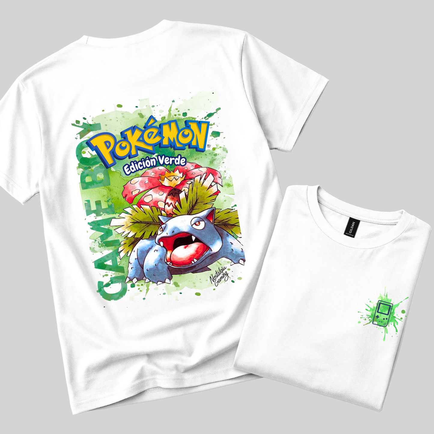 Camiseta Pokémon Verde