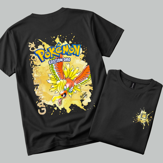 Camiseta Pokémon Oro