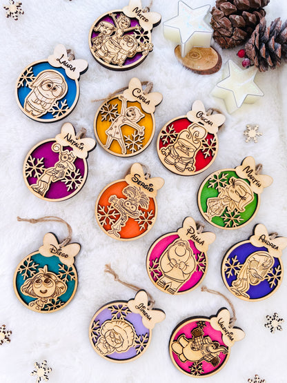 🎄Adornos Personalizados Del Revés✨