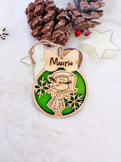 🎄Adornos Personalizados Del Revés✨