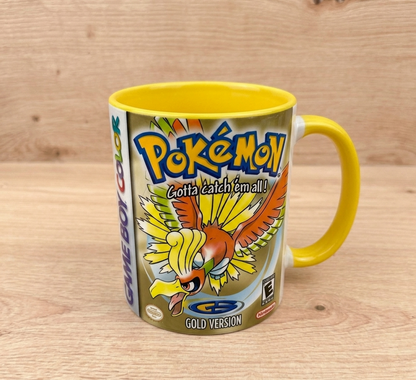 Caneca Pokémon Ouro💛
