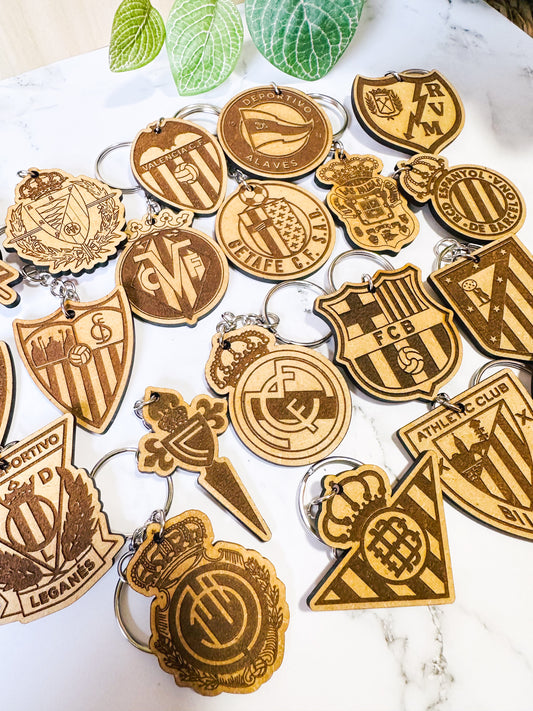 Llaveros "equipos de fútbol"