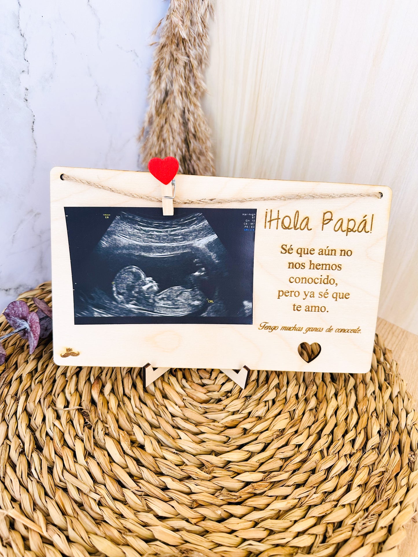 Portafotos Ecografía Papá