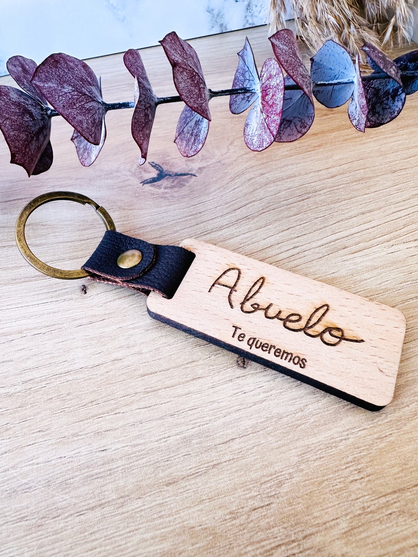 Llavero "puño y letra" personalizado