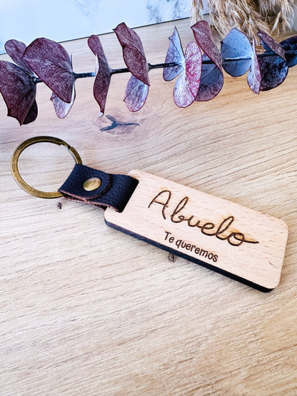 Llavero "puño y letra" personalizado