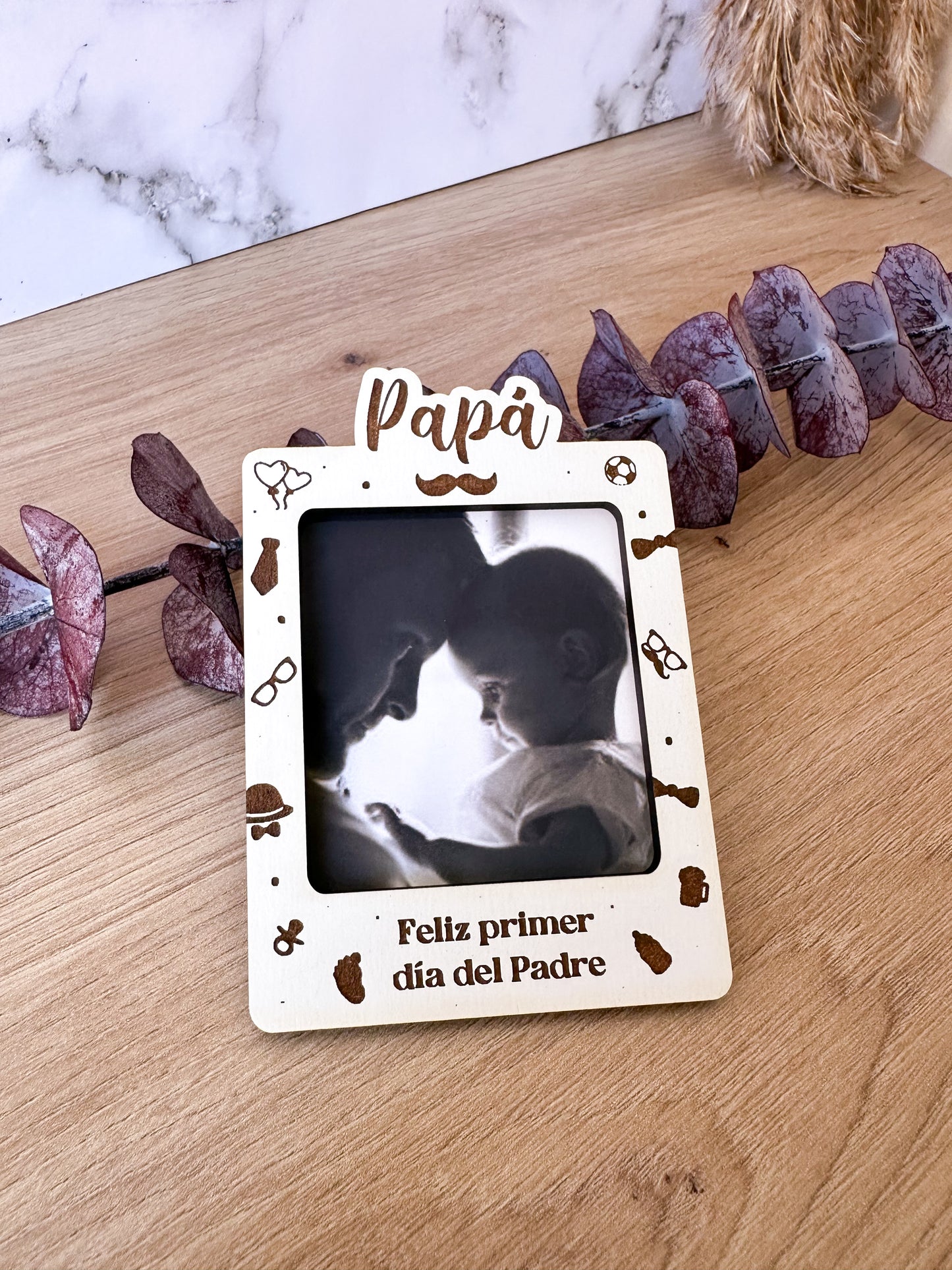 Imán con foto para Papá