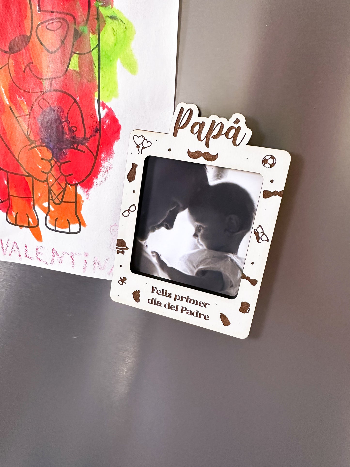 Imán con foto para Papá