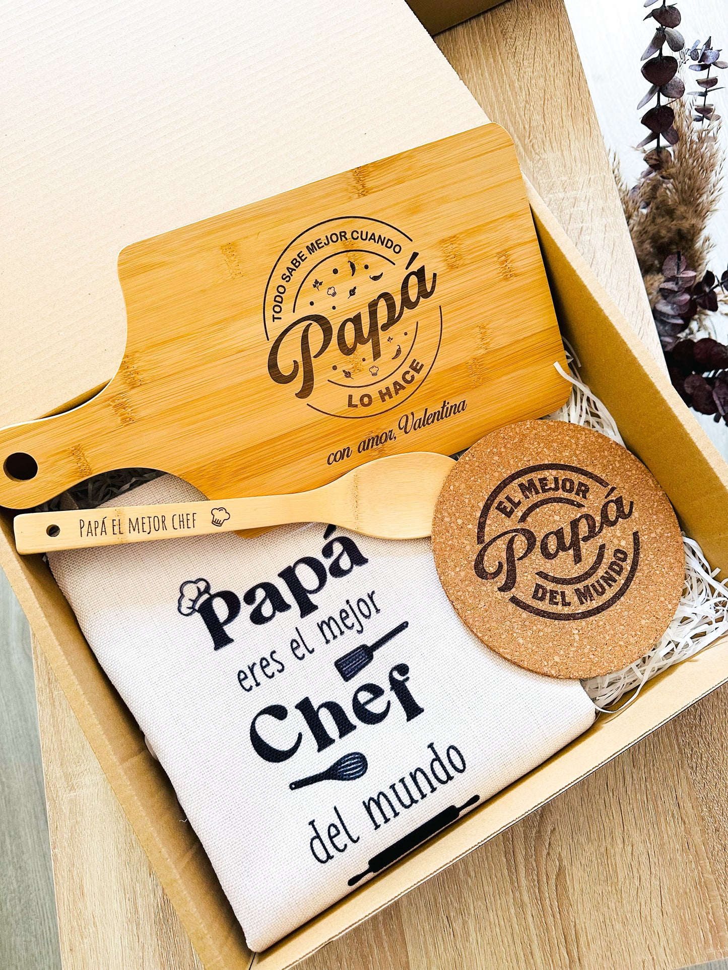 Pack "El mejor Chef" personalizado Papá/Abuelo
