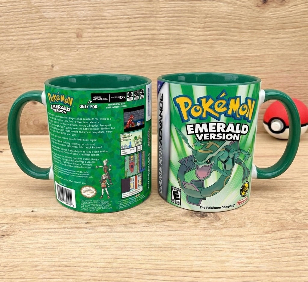 Taza Pokémon Esmeralda💚 ⚠️ÚLTIMAS 2 TAZAS⚠️