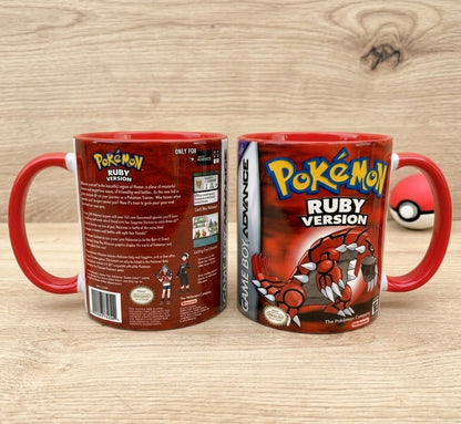 Taza Pokémon Rubi❤️ ⚠️ÚLTIMAS 2 TAZAS⚠️