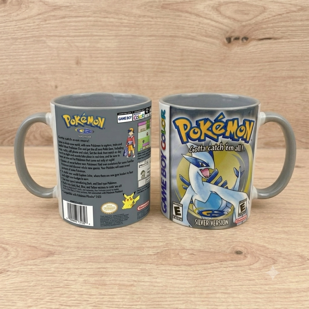 Taza Pokémon Plata🩶 ⚠️ÚLTIMAS 3 TAZAS⚠️