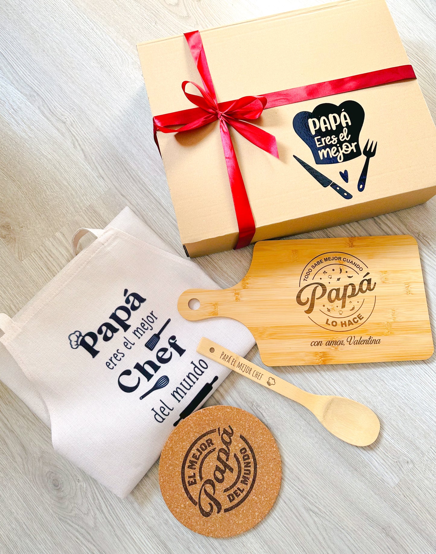 Pack "El mejor Chef" personalizado Papá/Abuelo
